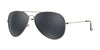 Fatheadz PILOT Sunglasses / Silver / Smoke / Size 60
