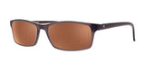 Fatheadz RAIN KING Sunglasses Matte Grey Mist Brown