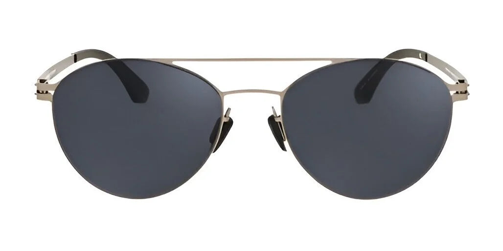 Explore the Fatheadz SANDBAG Sunglasses by Fatheadz, boasting sleek metal frames and a fashionable aviator design. The polarized lenses deliver dark sophistication while ensuring clear vision, all set against a pristine white background.