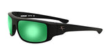 Fatheadz SLIDE JOB Sunglasses Matte Black Green & Ri-Pel (Inshore Fishing)