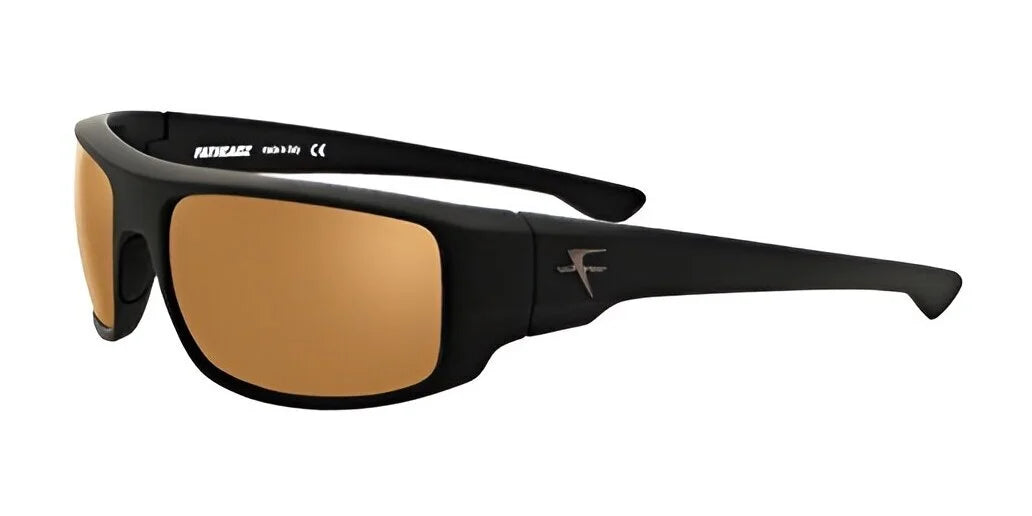 Fatheadz SLIDE JOB Sunglasses Matte Black Super Copper (Inshore Fishing)