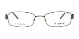 Fatheadz STAND Eyeglasses in Size 61 are tailored for larger faces, showcasing the brand name "Fatheadz" on the right lens and "Ultimate Fit" on the left, ensuring a comfortable eyewear experience.