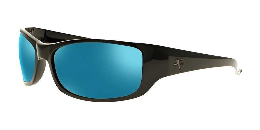 Fatheadz THE BOSS Sunglasses Matte Black Blue & Ri-Pel