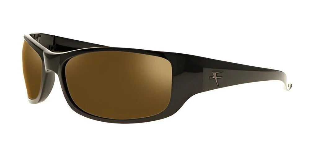 Fatheadz THE BOSS Sunglasses Matte Black Bronze Titanic