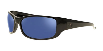 Fatheadz THE BOSS Sunglasses Matte Black Gun Blue