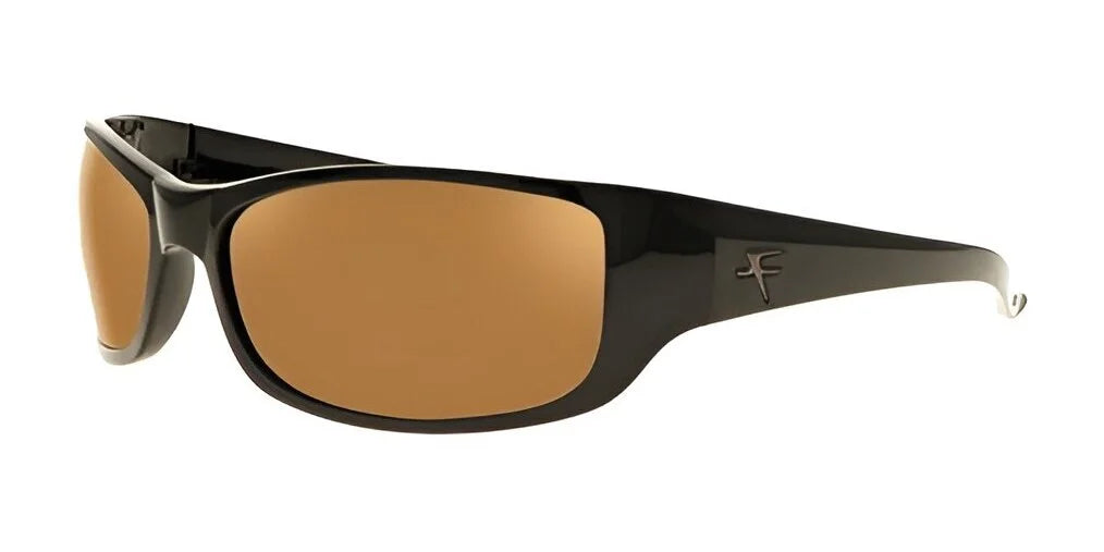 Fatheadz THE BOSS Sunglasses Matte Black Super Copper (Inshore Fishing)