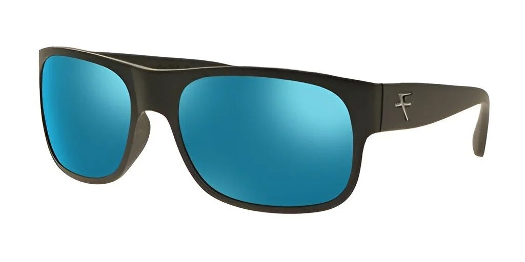 Fatheadz THE DON Sunglasses Matte Black Blue & Ri-Pel