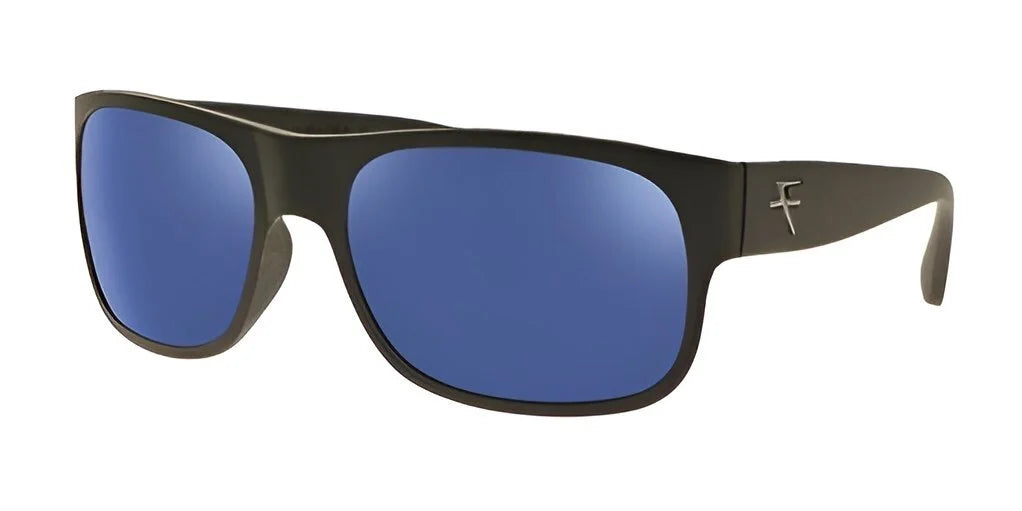 Fatheadz THE DON Sunglasses Matte Black Gun Blue