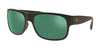 Fatheadz THE DON Sunglasses | Size 62 / Matte Black / Deep Green (Offshore Fishing)