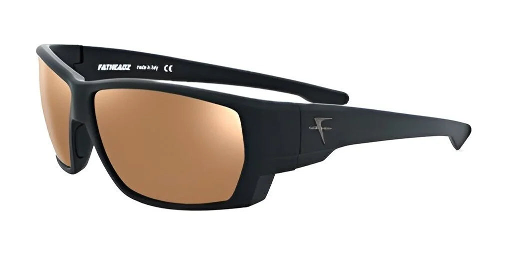 Fatheadz UNCOUTH Sunglasses Matte Black Bronze (Aviaition)