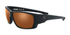 Fatheadz UNCOUTH Sunglasses | Size 62 / Matte Black / Copper (Driving)