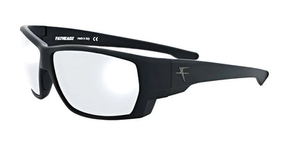 Fatheadz UNCOUTH Sunglasses Matte Black Strong Silver