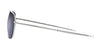 Fatheadz VORTAC SILVER Sunglasses | Size 63 / Silver / Blue