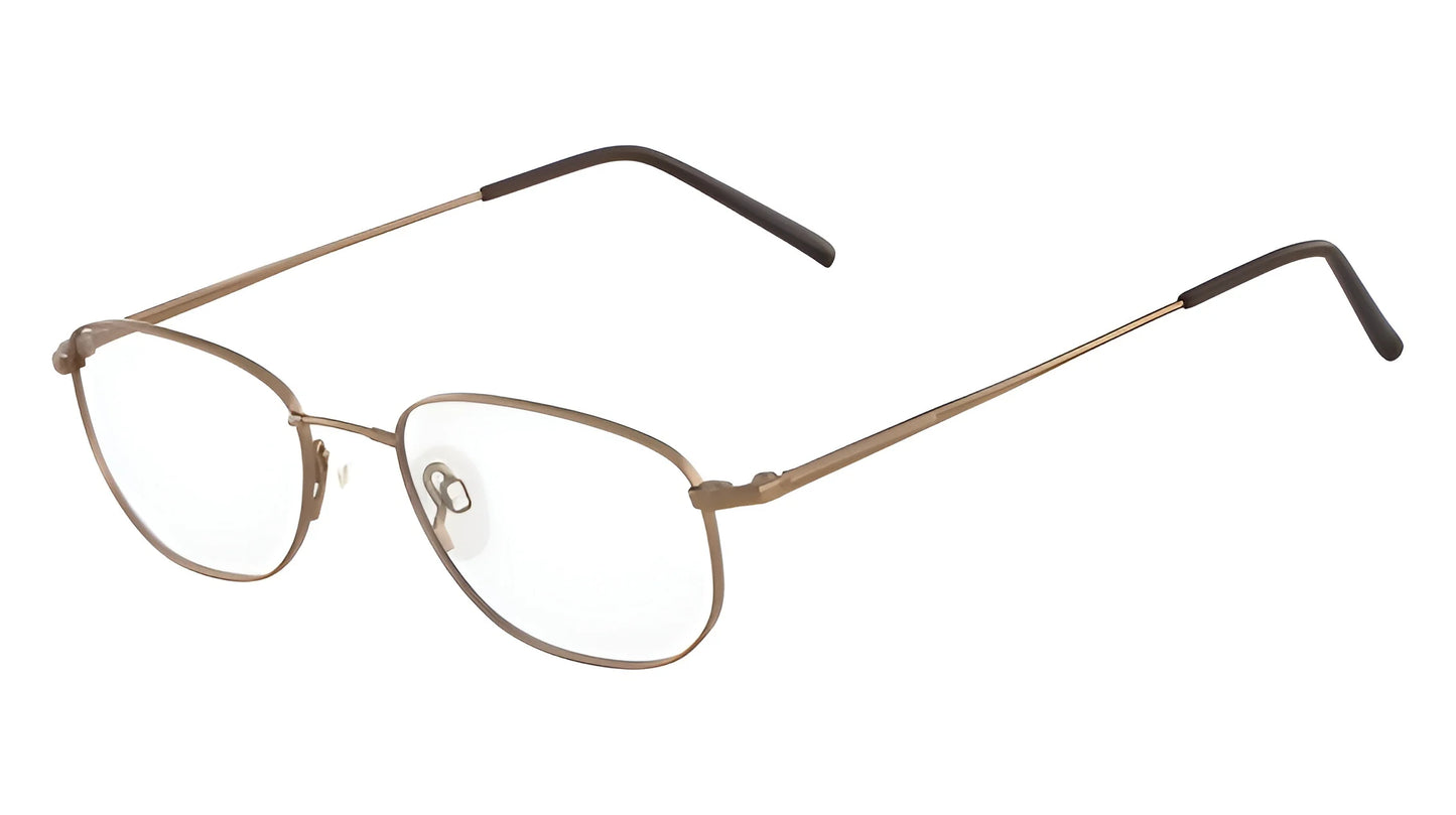 Flexon 600 Eyeglasses Shiny Brown