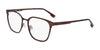 Flexon FLX1005MAG-SET Eyeglasses with Clip-on Sunglasses | Size 53 / Matte Coffee