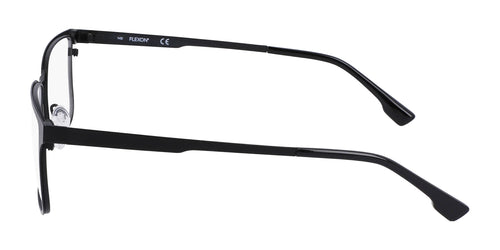 Flexon FLX1006MAG-SET Eyeglasses with Clip-on Sunglasses / Size 55 / Matte Black
