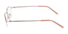 Flexon 607 Eyeglasses / Black Chrome / Size 49