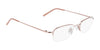 Flexon 607 Eyeglasses / Black Chrome / Size 49