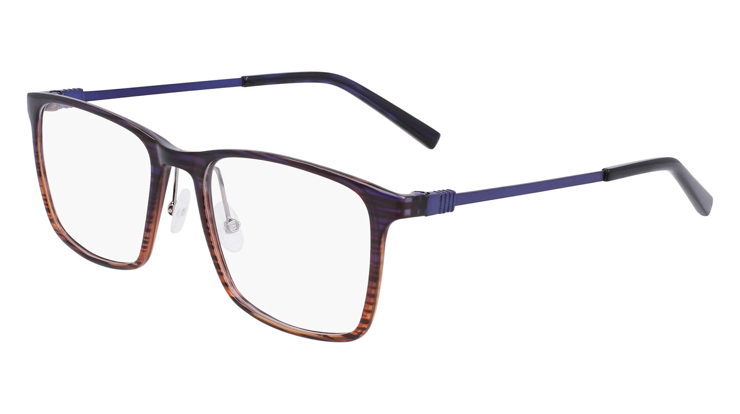Flexon EP8011 Eyeglasses Navy / Amber Gradient