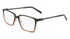 Flexon EP8010 Eyeglasses | Size 54 / Olive / Whiskey Gradient