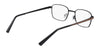 Flexon J4014 Eyeglasses / Matte Black / Size 45