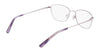 Flexon W3038 Eyeglasses / Shiny Gunmetal / Size 52