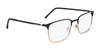 Flexon E1140 Eyeglasses | Size 54 / Matte Black/Copper