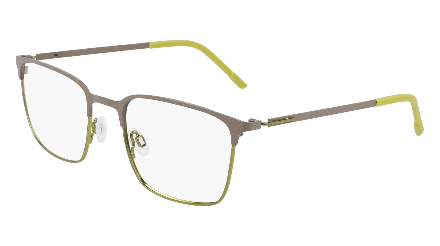 Flexon E1140 Eyeglasses Matte Grey / Matcha Green