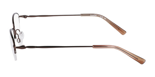 Flexon W3041 Eyeglasses / Shiny Brown / Size 49