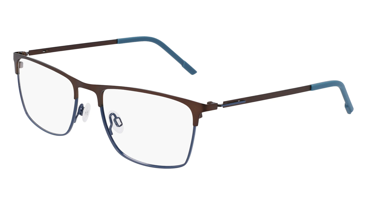 Flexon E1141 Eyeglasses Matte Coffee / Blue Stargazer