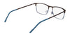 Flexon E1141 Eyeglasses | Size 56 / Matte Black/Gunmetal