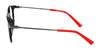 Flexon J4016 Eyeglasses | Size 46 / Black/Red