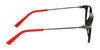 Flexon J4016 Eyeglasses | Size 46 / Black/Red