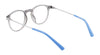 Flexon J4016 Eyeglasses | Size 46 / Black/Red