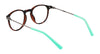 Flexon J4016 Eyeglasses | Size 46 / Black/Red
