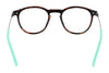 Flexon J4016 Eyeglasses | Size 46 / Black/Red