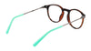 Flexon J4016 Eyeglasses | Size 46 / Black/Red