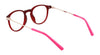 Flexon J4016 Eyeglasses | Size 46 / Black/Red
