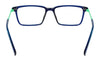 Flexon J4018 Eyeglasses | Size 48 / Black/Navy