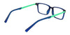 Flexon J4018 Eyeglasses | Size 48 / Black/Navy