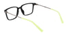 Flexon J4017 Eyeglasses | Size 49 / Black/Lime