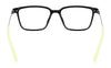 Flexon J4017 Eyeglasses | Size 49 / Black/Lime
