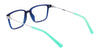 Flexon J4017 Eyeglasses | Size 49 / Black/Lime