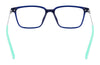 Flexon J4017 Eyeglasses | Size 49 / Black/Lime