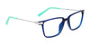 Flexon J4017 Eyeglasses | Size 49 / Black/Lime