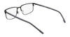 Flexon E1145 Eyeglasses | Size 55 / Satin Black/Grey