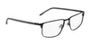 Flexon E1145 Eyeglasses | Size 55 / Satin Black/Grey