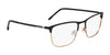 Flexon E1148 Eyeglasses | Size 53 / Matte Black/Copper