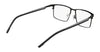 Flexon E1153 Eyeglasses | Size 53 / Satin Black/Grey