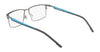 Flexon E1153 Eyeglasses | Size 53 / Satin Black/Grey